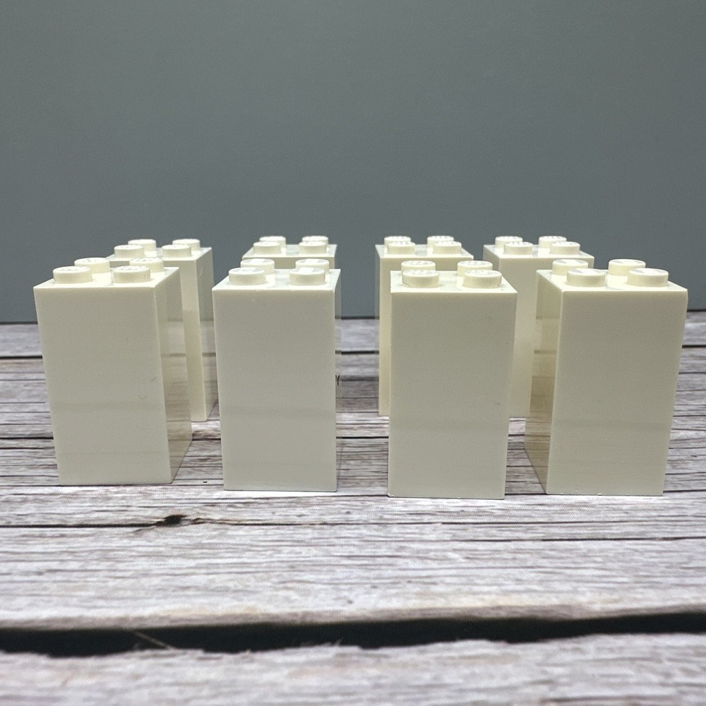 LEGO Parts 30145 White Brick 2x2x3 QTY 8